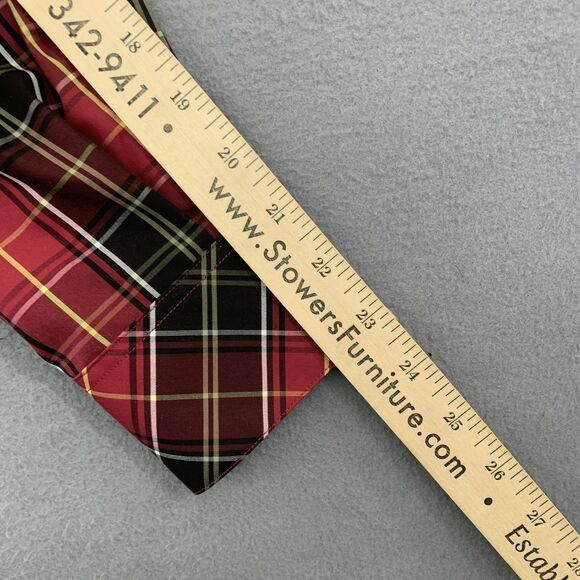Orvis Shirt Womens 6 Red Black Plaid Long Sleeve Button Up 100% Cotton Pocket - Picture 10 of 16